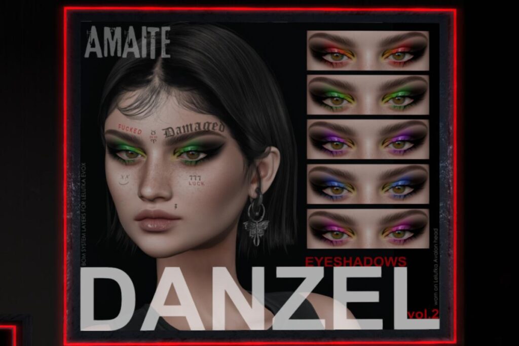 Danzel Eyeshadows v2 - EvoX, L$200