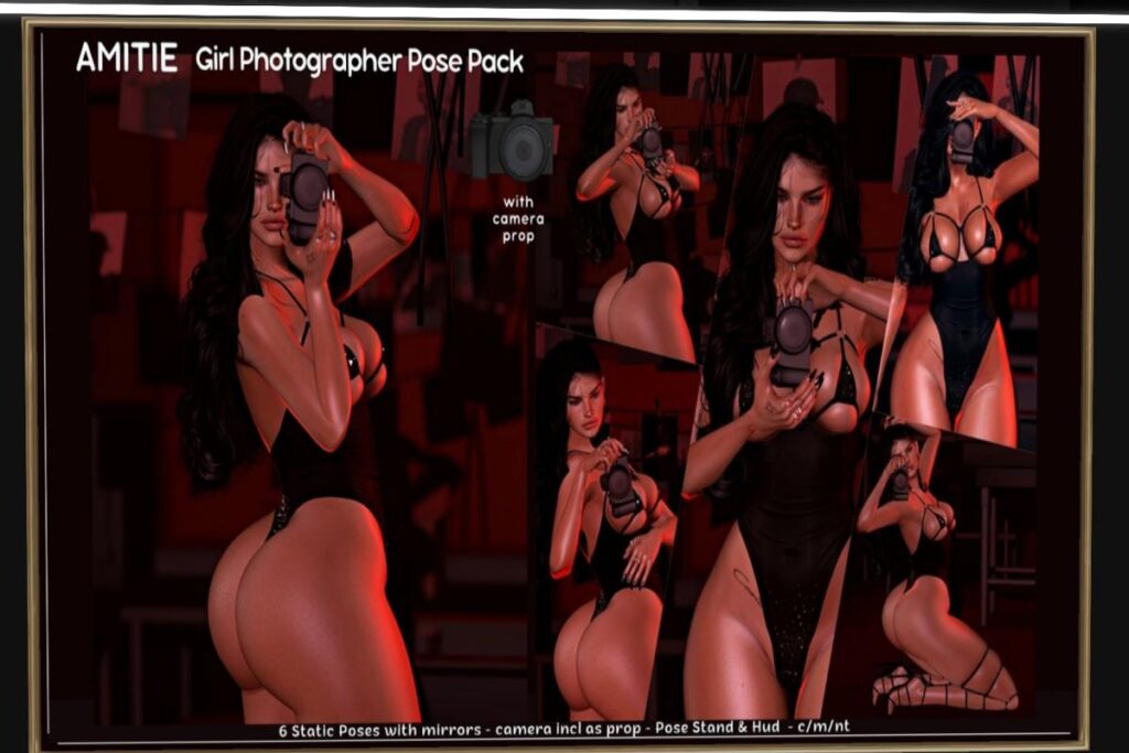 Girl Photographer Poses, L$345