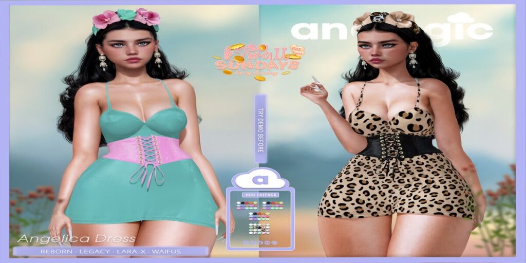 Angelica Dress - Legacy/MaitreyaX/Reborn/+mods	<a href="http://maps.secondlife.com/secondlife/Bliss%20Kingdom/162/96/1505" target="_blank">Teleport</a>