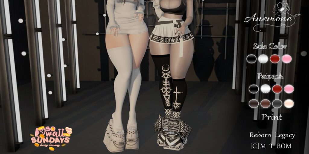 Lily Stockings - BOM	<a href="http://maps.secondlife.com/secondlife/Lakecoast/223/95/1802" target="_blank">Teleport</a>