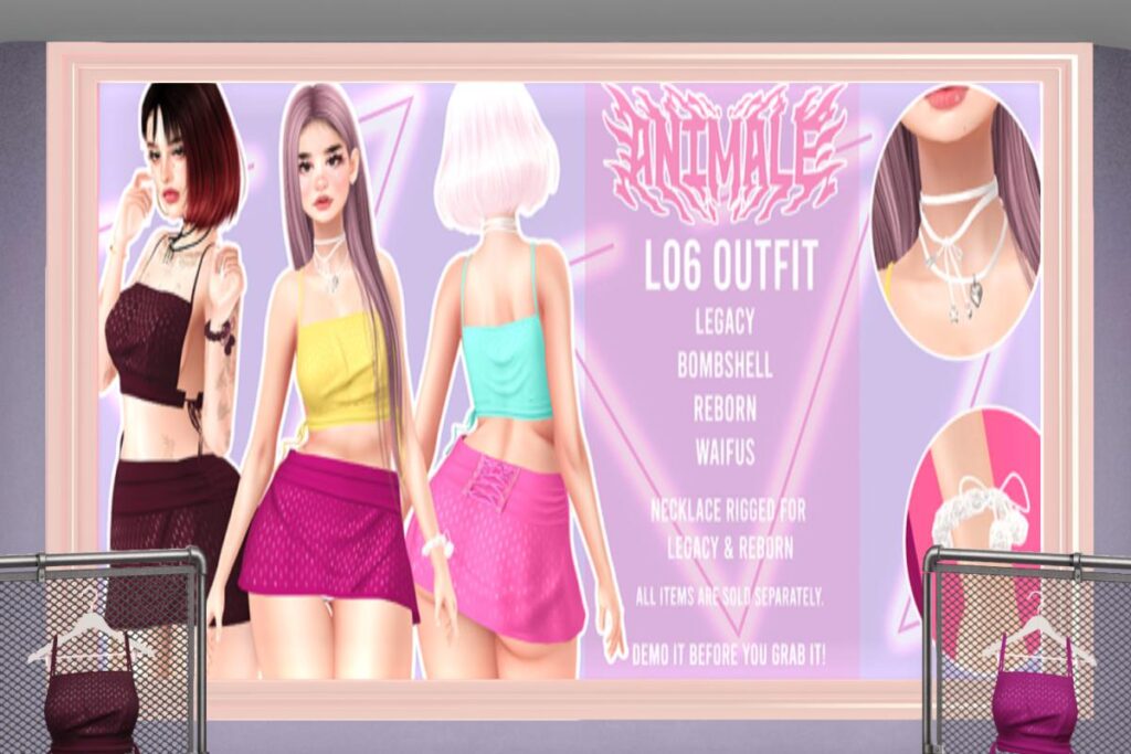 L06 Top &amp; Skirt - Legacy/Reborn/+mods, L$169 each/L$849 each FP