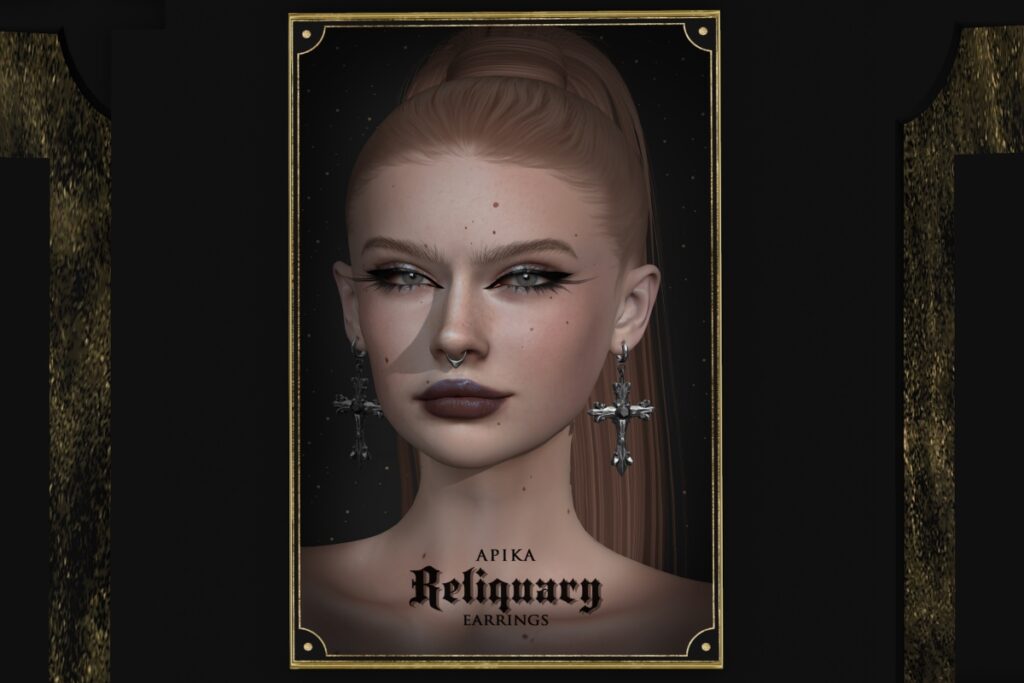 Reliquary Earrings, L$225 FP