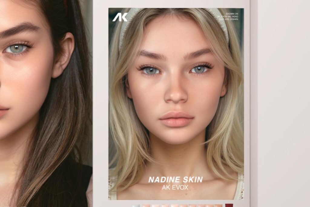 Nadine Skin - AkX/EvoX, L$750 each/L$3500 FP