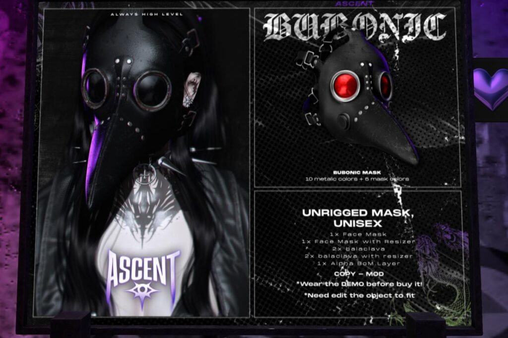 Bubonic Mask, L$555