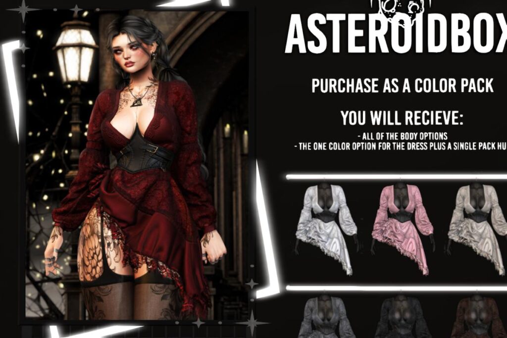 Andrea Dress - Legacy/MaitreyaX/Reborn/+mods, L$299 each/L$659 each FP/L$1999 MP