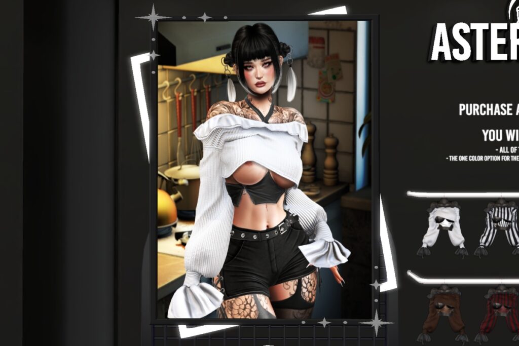 Fran Sweater &amp; Corset - Legacy/MaitreyaX/Reborn/+mods, L$269 each/L$1899 FP