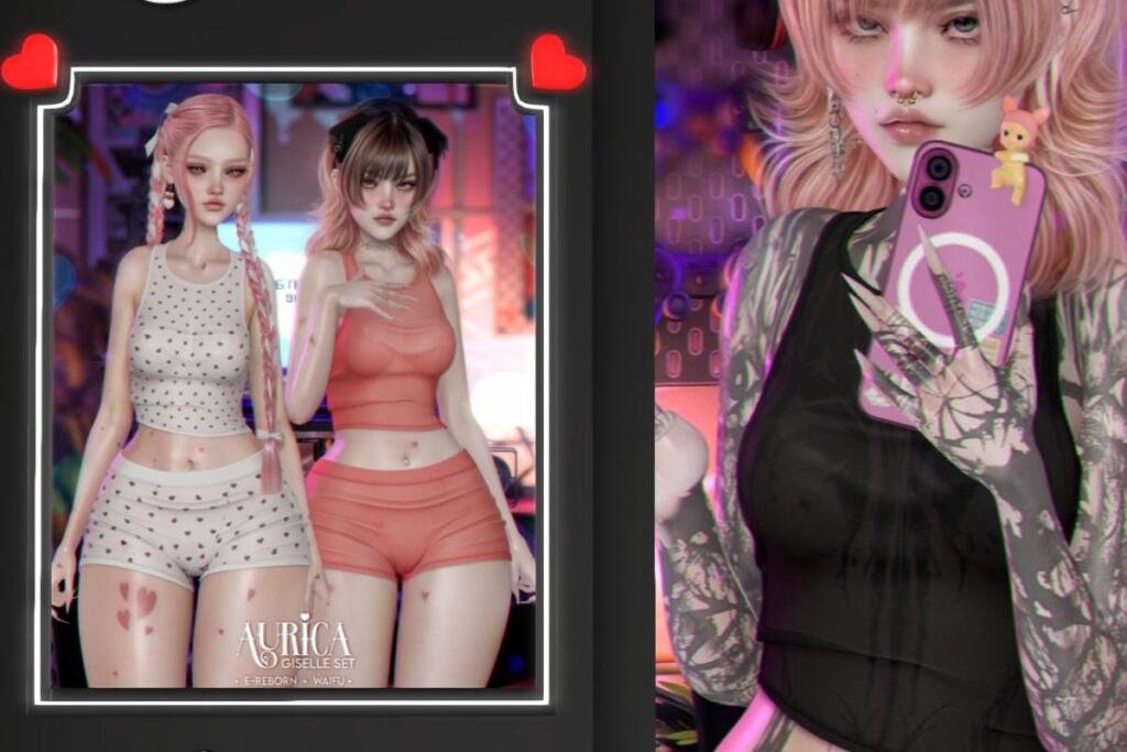 Giselle Set - Reborn/+mods, L$249 each/L$1149 FP