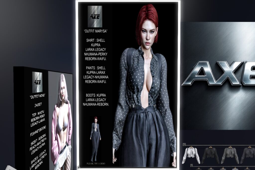 Poppy Dress &amp; Orla Boots - Inithium/Legacy/MaitreyaX/Nhumana/Reborn/+mods, L$150-L$180 each