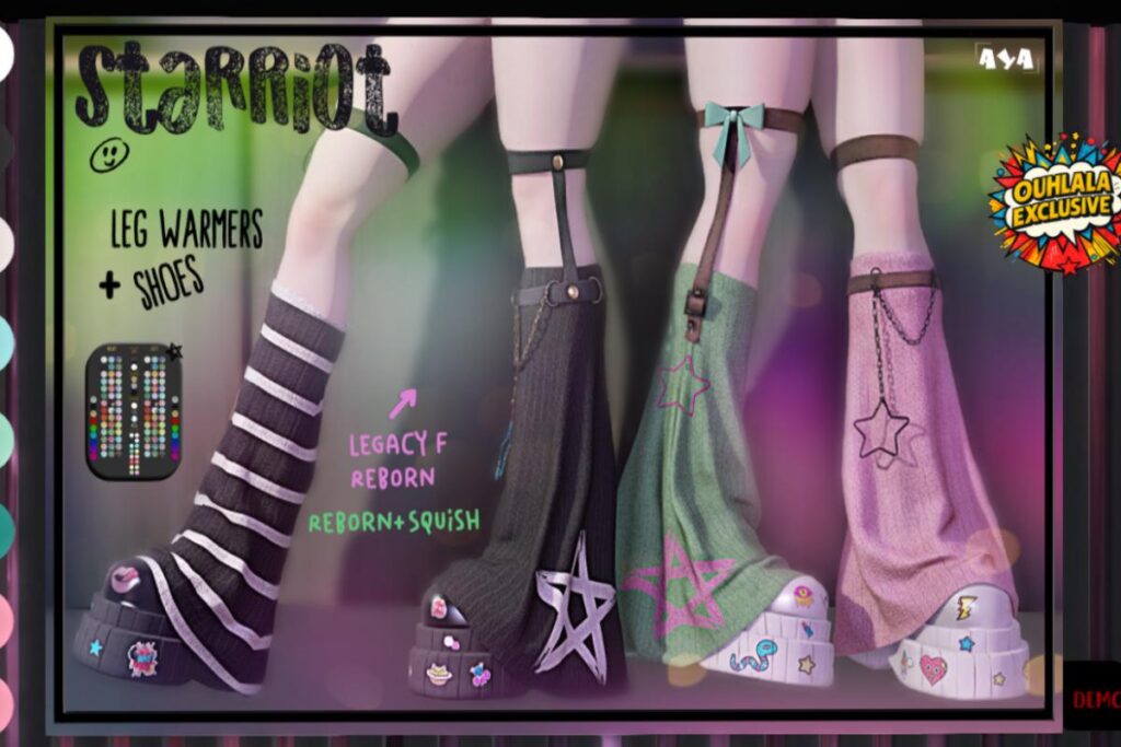 StarRiot Shoes &amp; Leg Warmers - Legacy/Reborn/+mods, L$399 each/L$1290 FP