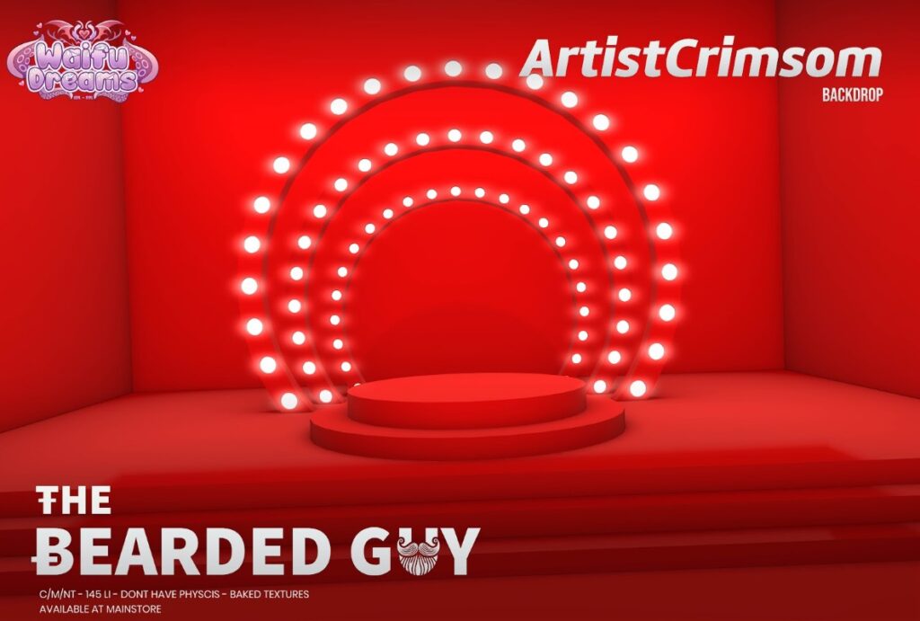 Artist Crimsom Backdrop