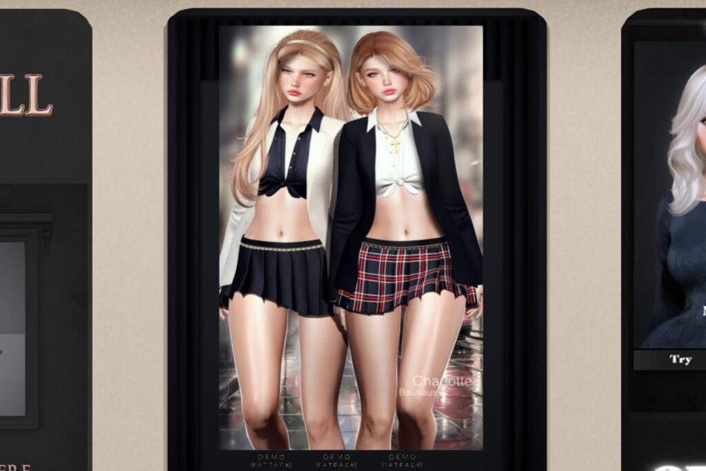 Charlotte Blazer &amp; Charlotte Skirt - Legacy/MaitreyaX/Reborn, L$188-L$288 each/L$1788-L$1888 each FP