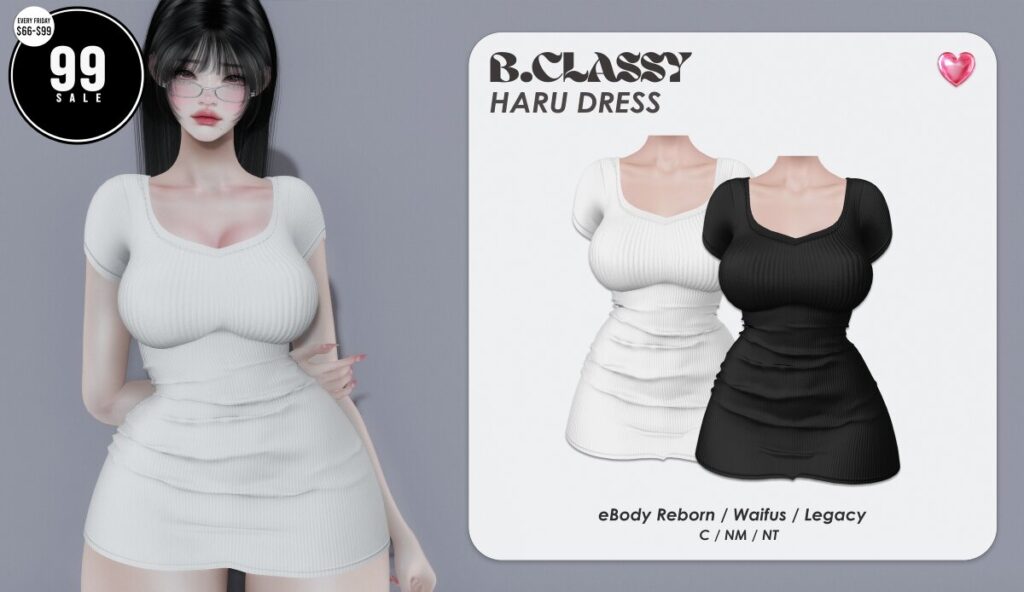 Haru Dress - Legacy/Reborn/+mods	<a href="http://maps.secondlife.com/secondlife/Phoenix%20Paradise/67/84/1580" target="_blank">Teleport</a>