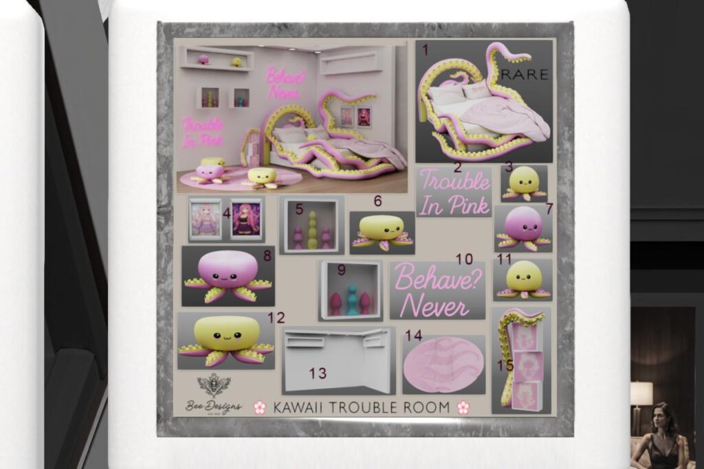 Kawaii Trouble Room, L$59 per play/L$2500 FP