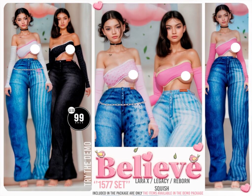 1577 Set - Legacy/MaitreyaX/Reborn/+mods	<a href="http://maps.secondlife.com/secondlife/Bliss%20Kingdom/65/111/1501" target="_blank">Teleport</a>