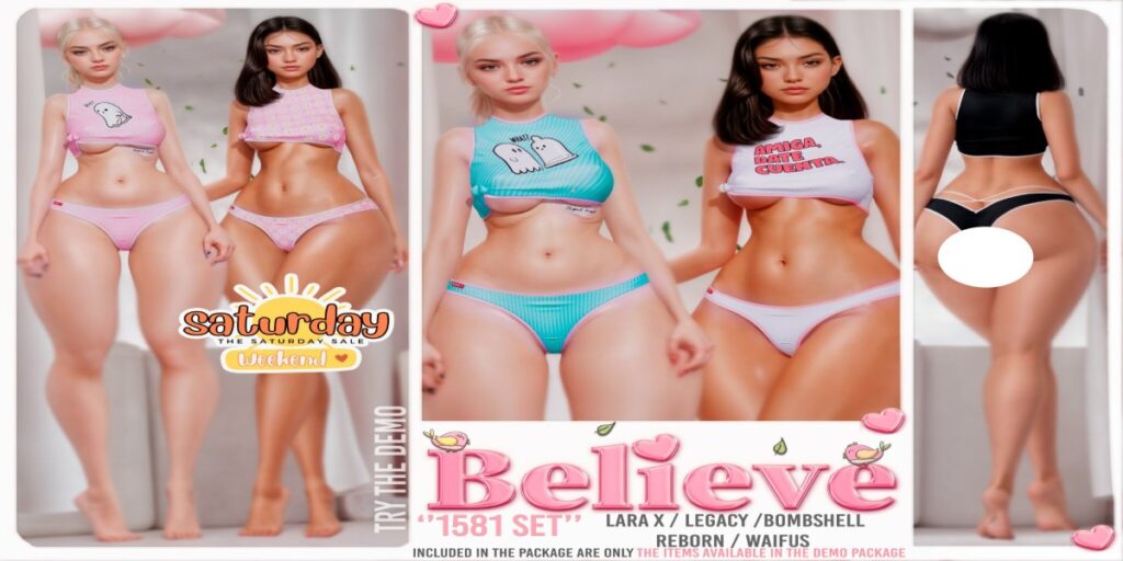 1581 Set -  - Legacy/MaitreyaX/Reborn/+mods	<a href="http://maps.secondlife.com/secondlife/Bliss%20Kingdom/65/111/1501" target="_blank">Teleport</a>