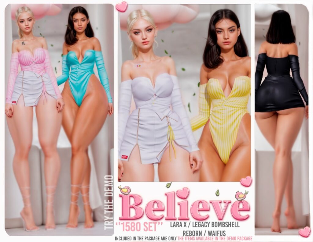 1580 Set - Legacy/MaitreyaX/Reborn/+mods	<a href="http://maps.secondlife.com/secondlife/Bliss%20Kingdom/65/111/1501" target="_blank">Teleport</a>