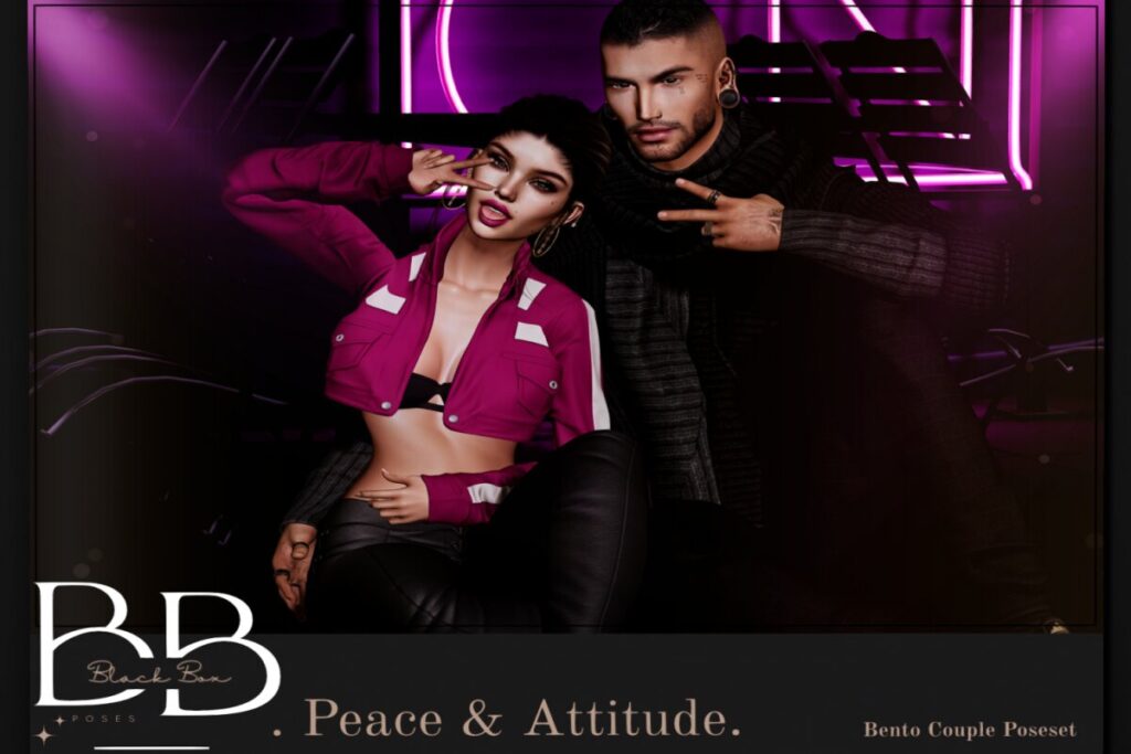 Peace &amp; Attitude Couple Pose, L$175