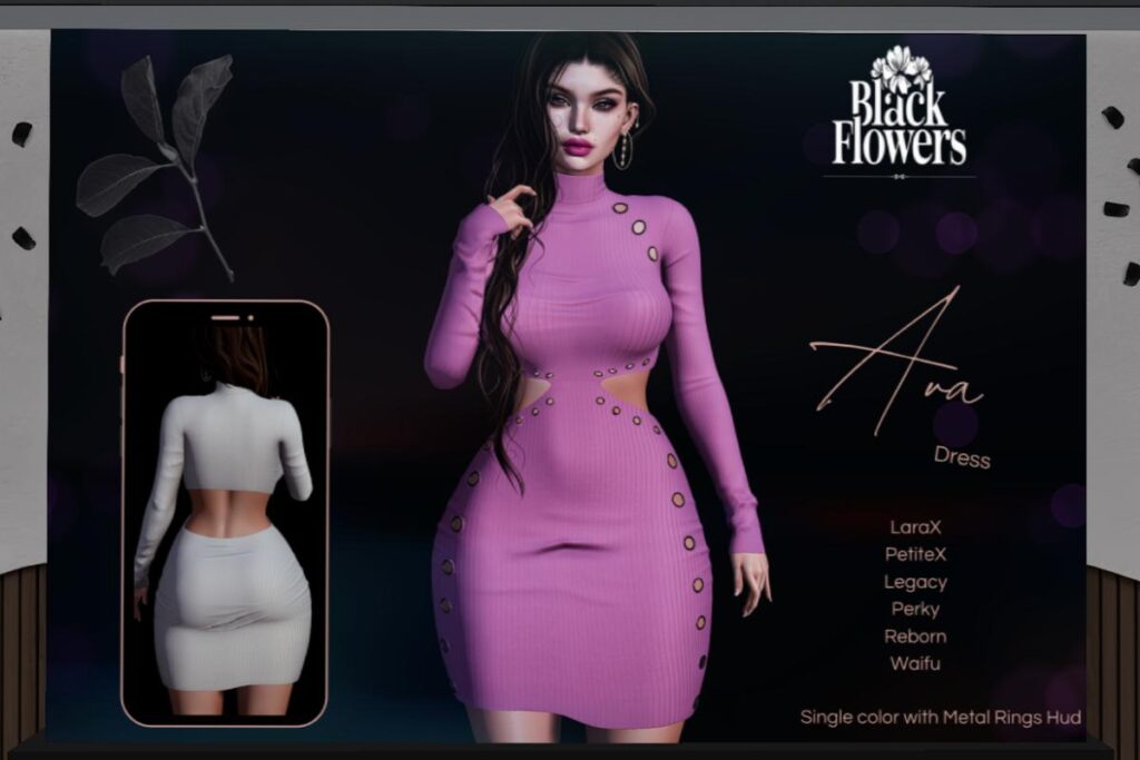 Ava Dress - Legacy/MaitreyaX/Reborn/+mods, L$275 each/L$1650 FP