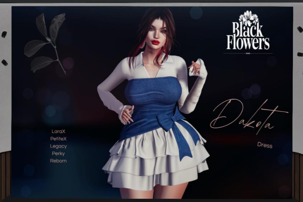 Dakota Dress - Legacy/MaitreyaX/Reborn/+mods, L$275 each/L$1650 FP