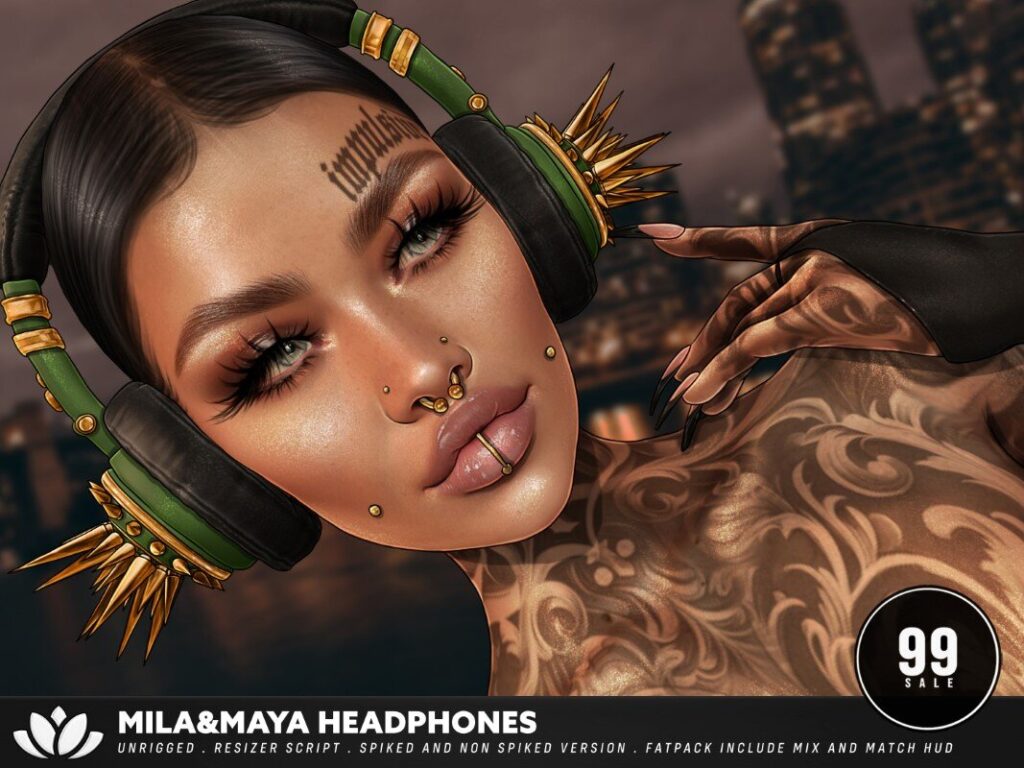 Mila &amp; Maya Headphones	<a href="https://maps.secondlife.com/secondlife/BlackLotus/137/19/293" target="_blank">Teleport</a>