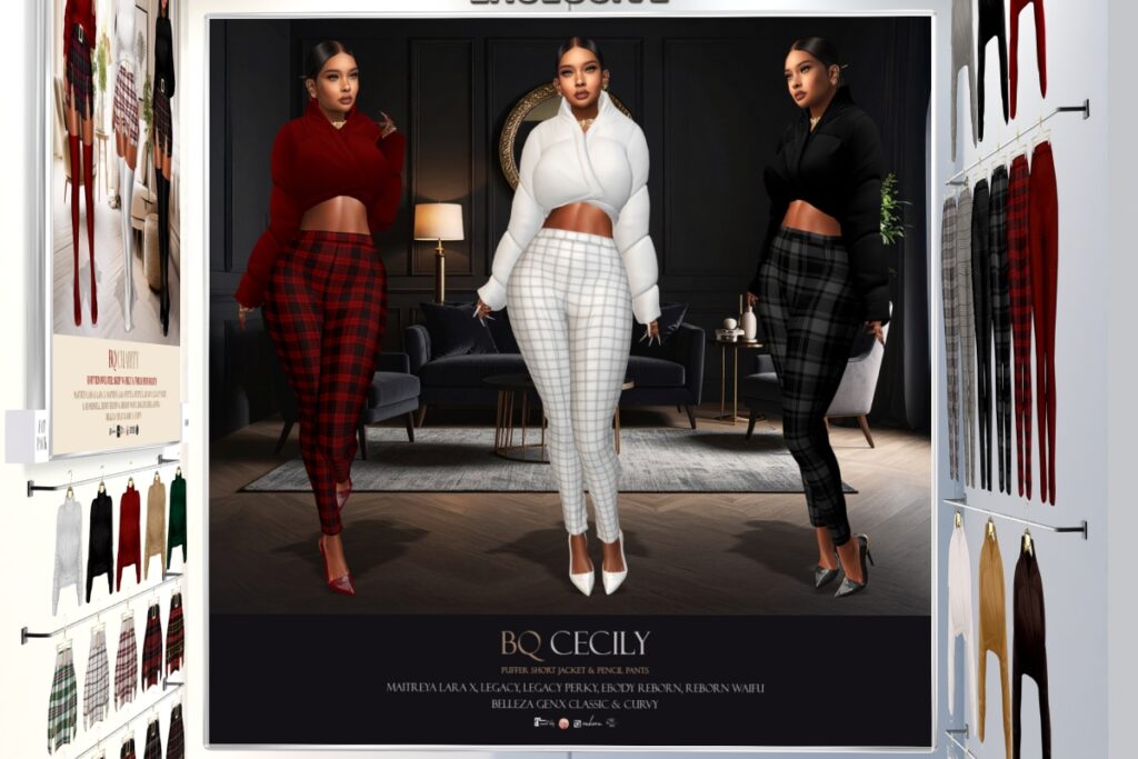 Cecily Outfit - GenX/Legacy/MaitreyaX/Reborn/+mods, L$170-L$180 each/L$2496 FP