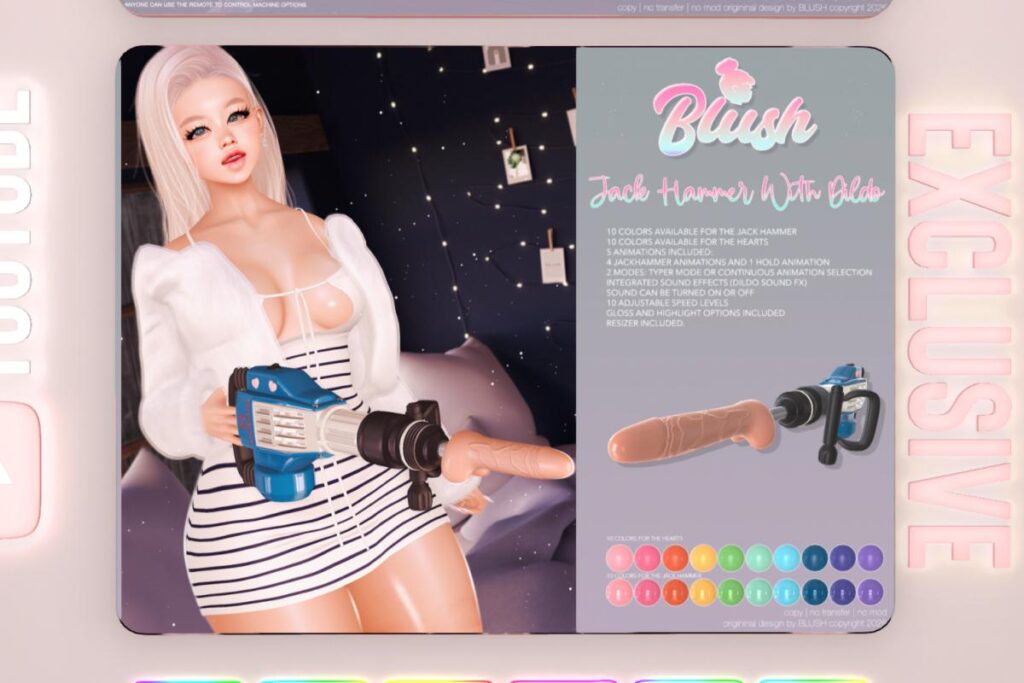 Jack Hammer With Dildo, L$189