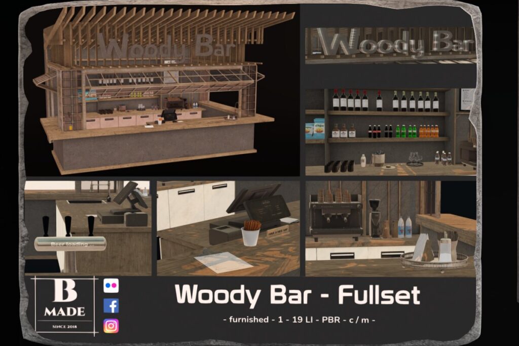 Woody Bar, L$549 FP