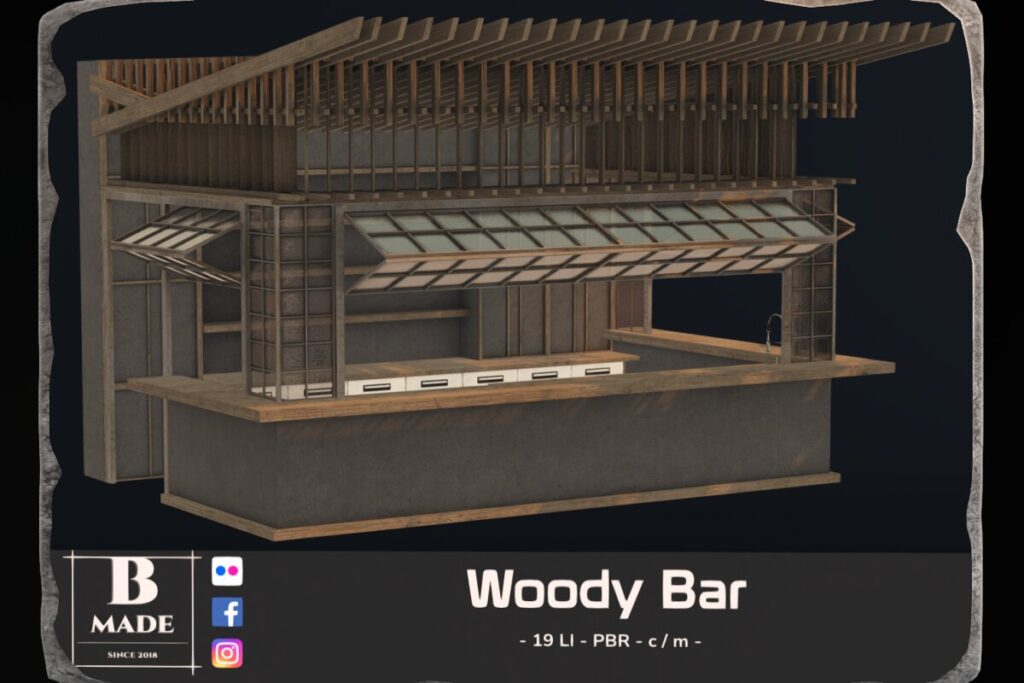 Woody Bar, L$399