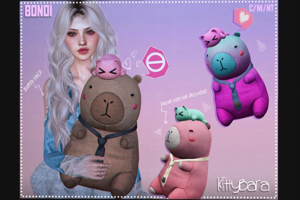 Kittybara Holdable, L$295 each/L$445 FP