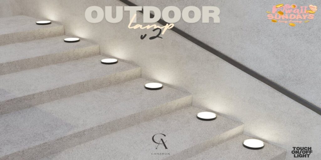 Outdoor Lamp v2 Decor	<a href="http://maps.secondlife.com/secondlife/Canarun/241/130/24" target="_blank">Teleport</a>