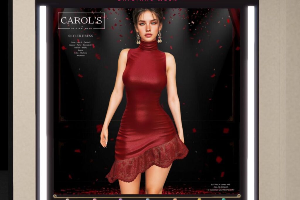 Skyler Dress - Erika/GenX/Legacy/Maitreya/Nhumana/Reborn/+mods, L$188 each8L$888 each FP