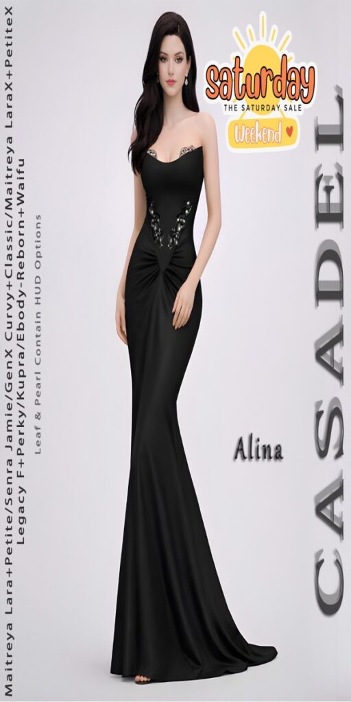 Alina' Dress - GenX/Inithium/Legacy/Maitreya/Reborn/Senra/+mods	<a href="http://maps.secondlife.com/secondlife/Asteria/216/69/22" target="_blank">Teleport</a>