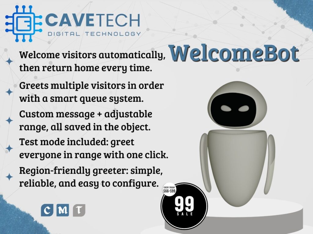 Welcome Bot	<a href="http://maps.secondlife.com/secondlife/Bekkers/85/98/1505" target="_blank">Teleport</a>