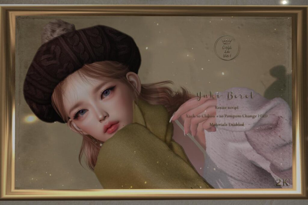 Yuki Beret, L$259 each