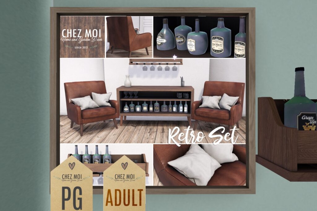 Retro Set, L$319-L$479 each/L$572-L$764 each FP