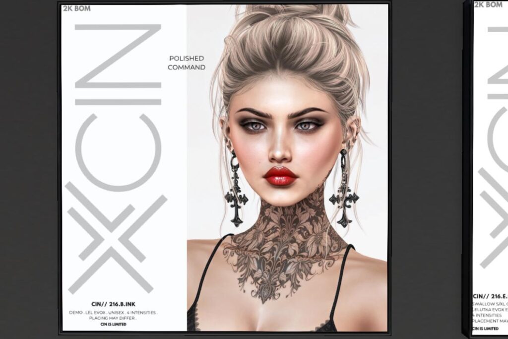 Polished Command Tattoo - EvoX, L$180