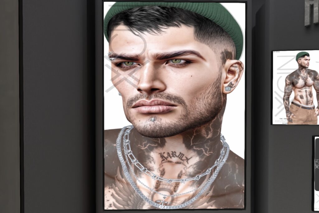 218.B.Ink, BOM, L$349 | 218.E.Ink - EvoX, L$99 | Volt Pulse Eyes - EvoX, L$150