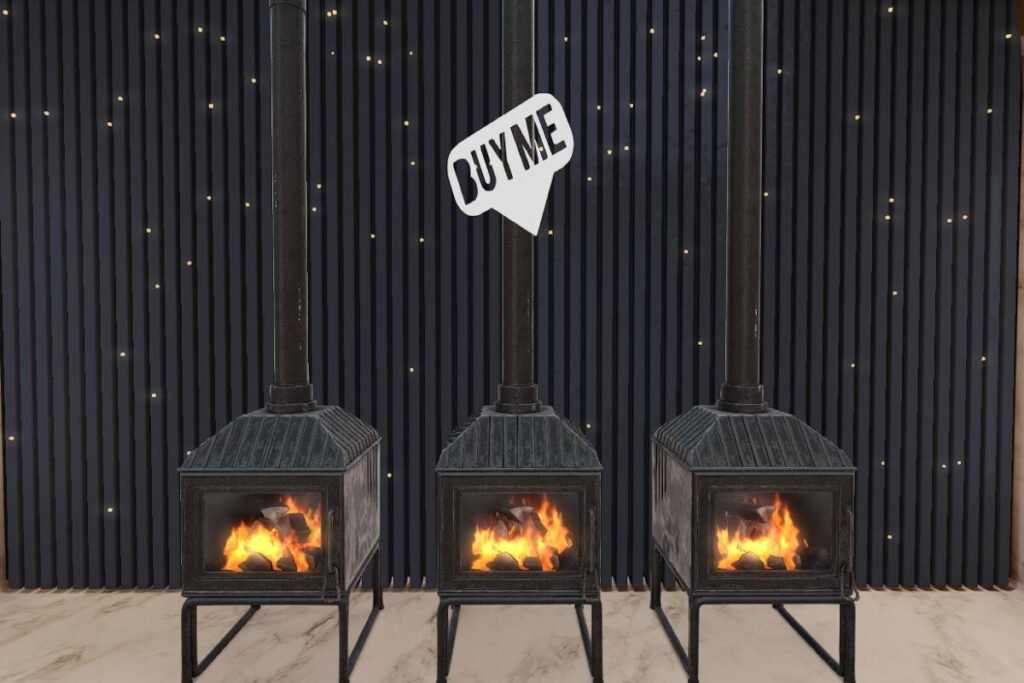 Modern Fireplace, L$345