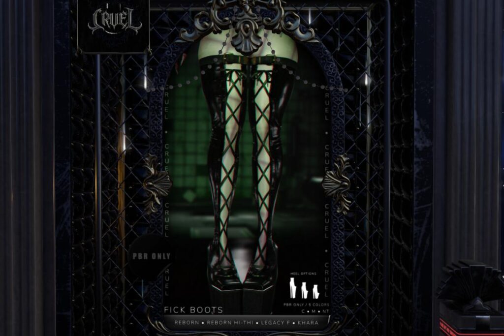 Fick Boots - Inithium/Legacy/Reborn/+mods, L$400