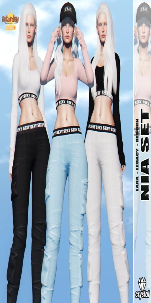 Nia Set- Legacy/Maitreya/Reborn	<a href="http://maps.secondlife.com/secondlife/Tamburello/190/118/806" target="_blank">Teleport</a>