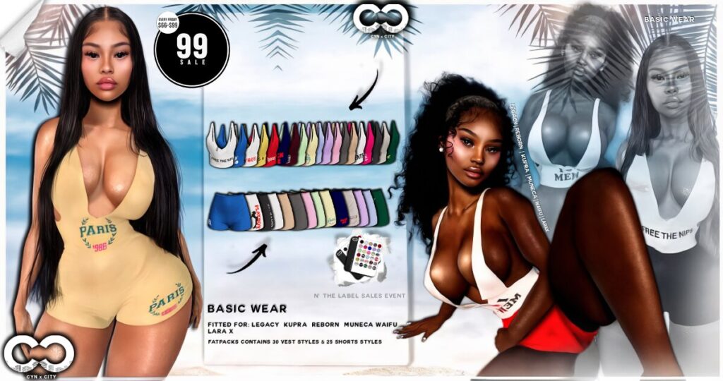 Basic Wear - Inithium/Legacy/MaitreyaX/Reborn/Yentements/+mods	<a href="http://maps.secondlife.com/secondlife/Coral%20Rainbow/58/227/4032" target="_blank">Teleport</a>