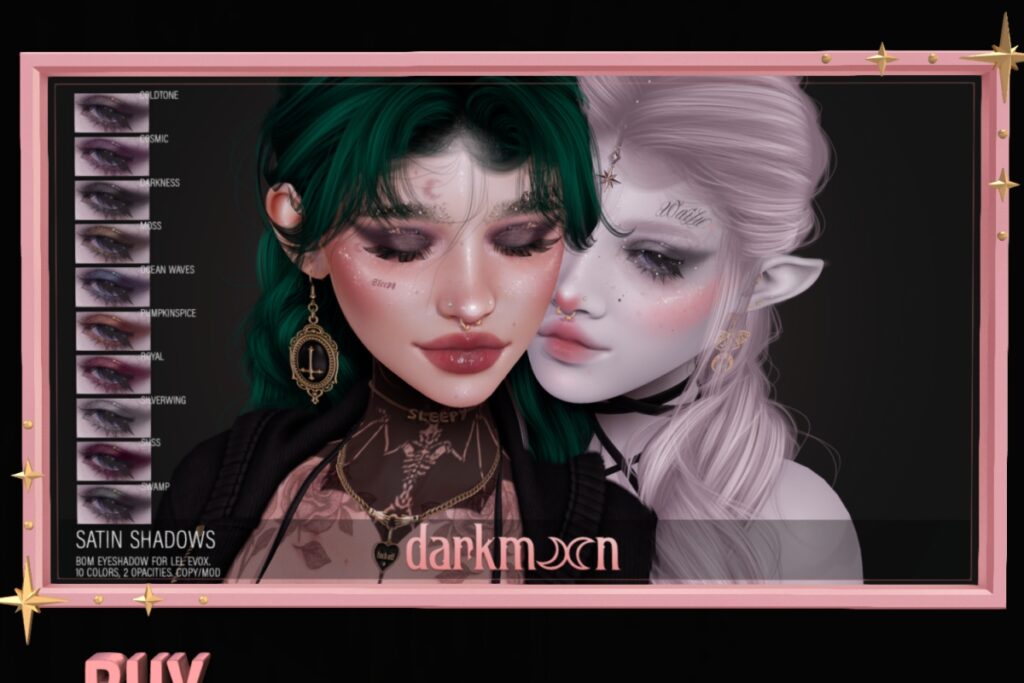 Satin Shadows - EvoX	<a href="http://maps.secondlife.com/secondlife/Woodberry/120/60/23" target="_blank">Teleport</a>