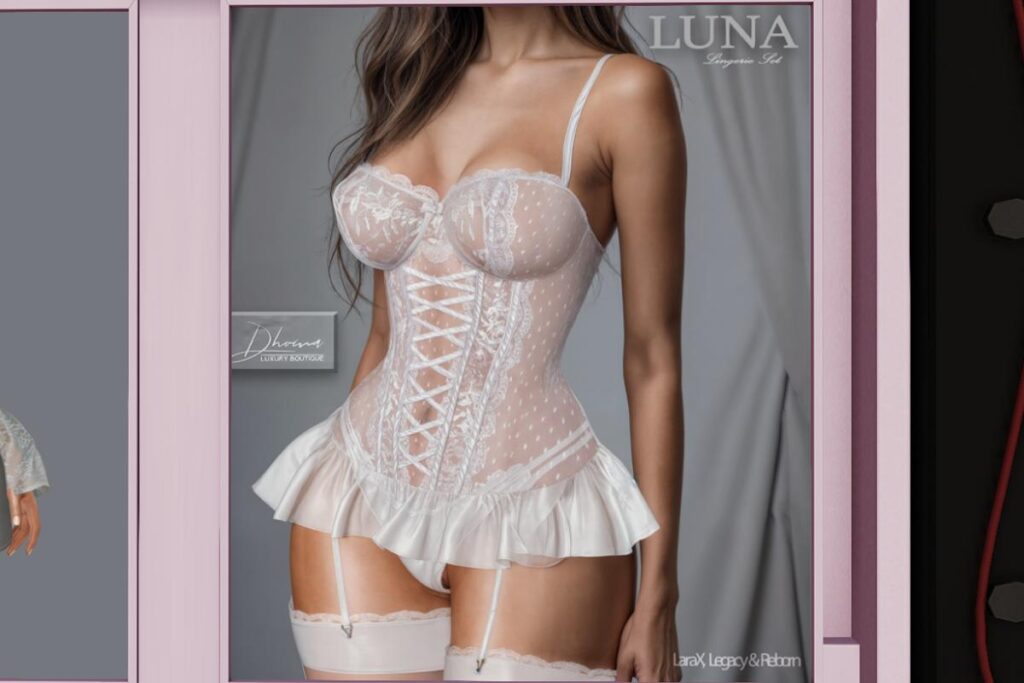Luna Lingerie Set - Legacy/MaitreyaX/Reborn, L$348 each/L$1498 FP