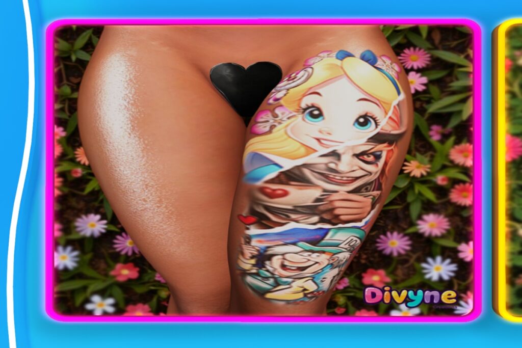 Tea Time Tattoo, L$158-L$175