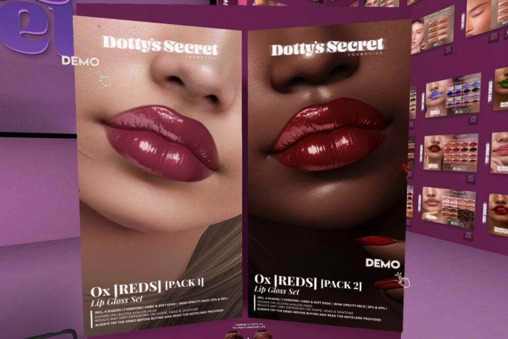 Ox Reds Pack 1 &amp; 2 - EvoX	<a href="http://maps.secondlife.com/secondlife/Baedal/177/15/3001" target="_blank">Teleport</a>