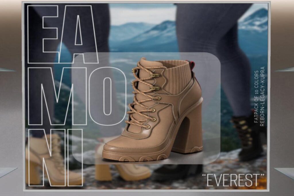 Everest Boots - Inithium/Legacy/Reborn, L$349 each/L$899 FP