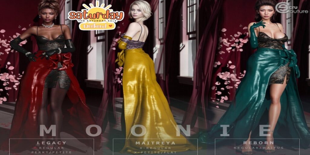 Moonie Dress- Legacy/MaitreyaX/Reborn/+mods	<a href="http://maps.secondlife.com/secondlife/Genepy/183/141/47" target="_blank">Teleport</a>