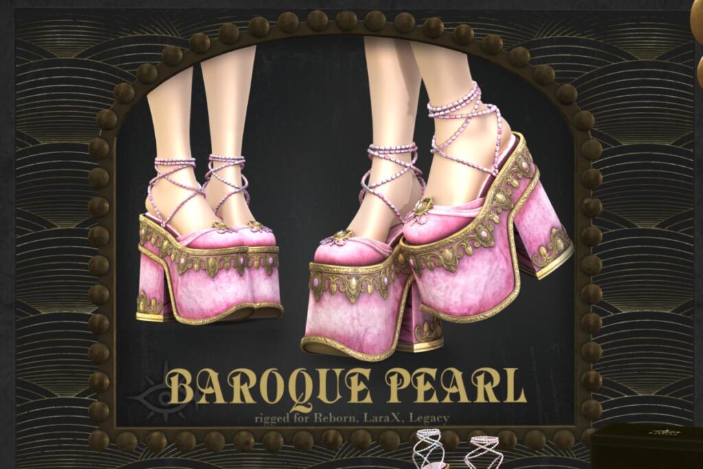 Baroque Pearl Shoes - Legacy/MaitreyaX/Reborn, L$350 each/L$1250 FP