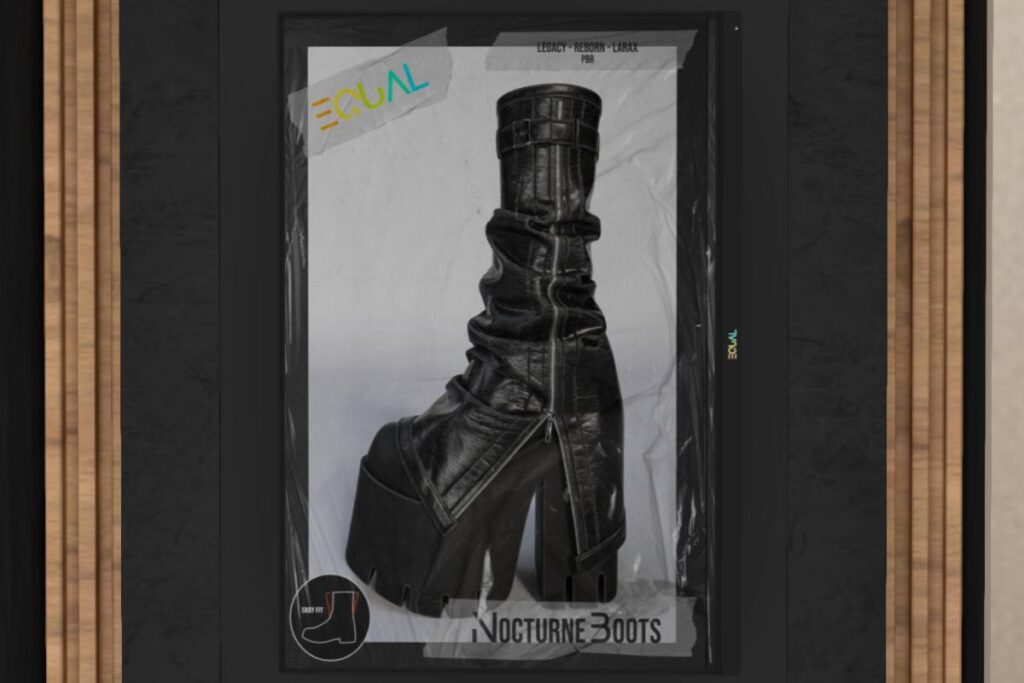 Nocturne Boots - Legacy/MaitreyaX/Reborn, L$288 each/L$888 FP
