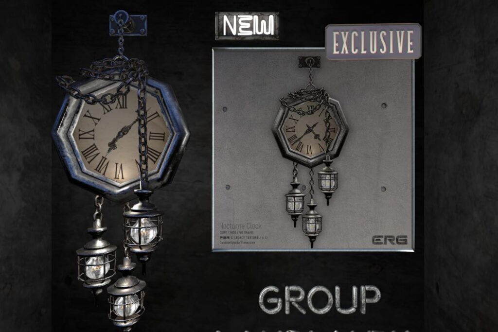 Nocturne Clock, L$270